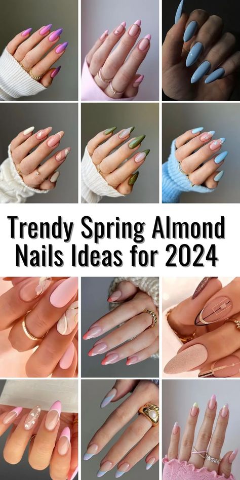 27 Trendy Spring Almond Nails Ideas for 2024: A Fresh Take on Fashion!