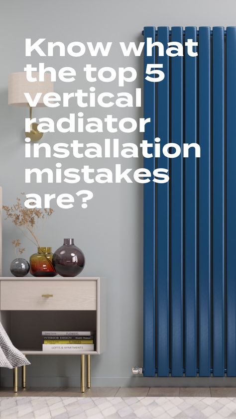 Vertical designer radiators are on the rise in UK homes for their statement style, powerful heat output and space-saving design, which we love to see! Team tall is also the current winner of our recent Instagram poll with 72% of our followers choosing a statement vertical radiator over a small horizontal option!

Unfortunately, one in six plumbers are called out to fix botched installation jobs amid the rise in popularity for vertical designer radiators. Find out more! Vertical Radiator Bedroom, Bedroom Radiators, Tall Radiators, Vertical Radiator, Toggle Bolts, Radiators Modern, Plasterboard Wall, Vertical Radiators, Solid Brick