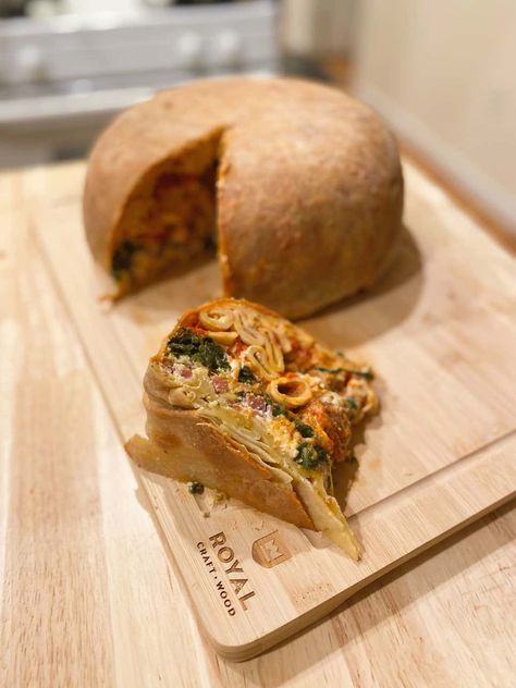 Timpano Should Be a Thanksgiving Staple Timpano Pasta Dome, Timpano Recipe, Stanley Tucci, Christmas Foods, Italian Meatballs, Easter Dinner, Charcuterie Boards, Garlic Bread, Charcuterie Board