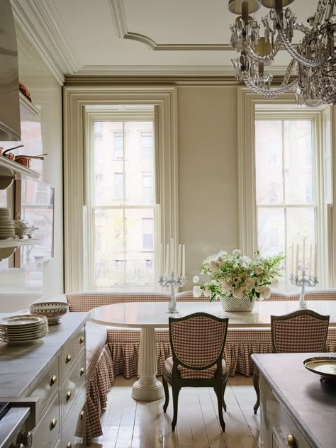 Lily Allen David Harbour, Ann Sacks Backsplash, Alabama Room, Cottage Interiors English, Romantic Kitchen, Breakfast Rooms, David Harbour, Brooklyn Brownstone, Lily Allen