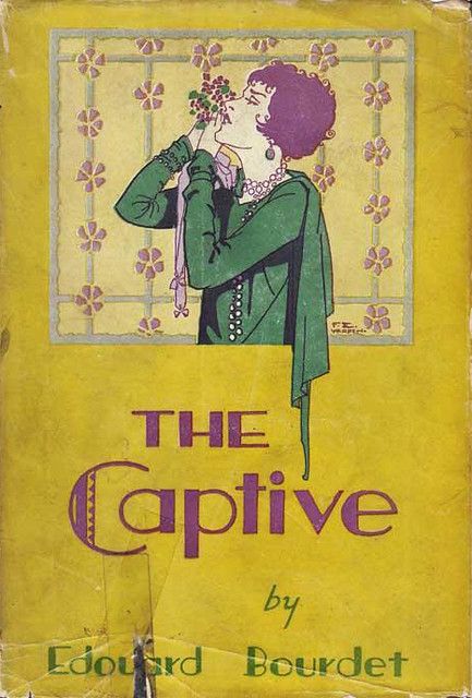 Edouard Bourdet - The Captive (1926, 1st Edition, Brentano's, New York) Lesbian Symbol, Lavender Menace, Lesbian Fashion, Vintage Book Covers, The Eagle, Bright Purple, How To Make Tshirts, Book Cover Design, Pattern Books