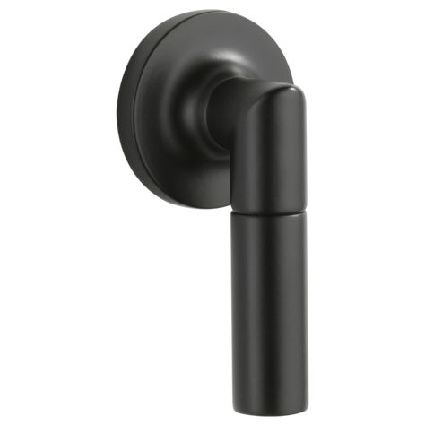 Tank Lever - Side Mount : 696275-BL : Odin™ : Bath : Brizo Brizo Bathroom Faucet, Toilet Handle, Black Toilet, Modern Baths, Toilet Tank, Flush Toilet, Toilet Accessories, Plumbing Fixtures, Bath Design