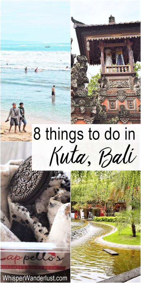 8 things to do in Kuta, Bali Things To Do In Kuta Bali, Bali Attractions, Bali Holiday, Kuta Beach, Voyage Bali, Bali Itinerary, Solo Travel Destinations, Bali Travel Guide, Visit Asia