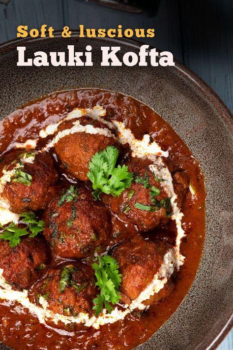 Lauki Kofta is a rustic and luscious #VegetarianCurry from North India. This #BottleGourdKofta is made using bottle gourd, tomato puree, besan, and onion. You can now make this #LaukiKofta with Cookd’s simple recipe and serve it hot. Do try this recipe and share your feedback with us. Indian Gravy Recipe, Lauki Kofta, Indian Vegetarian Dishes, Bottle Gourd, Tomato Puree, Curry Recipes Indian, Vegetarian Curry, Recipes Indian, Indian Curry