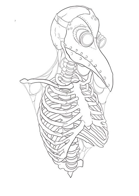 Scary Outline Drawing, Tattoo Drawings Sketches Easy, Plague Doctor Tattoo Stencil, Plague Doctor Tattoo Creepy, Skull Art Drawing Sketches, Skeleton Tattoo Stencil, Pyramid Head Drawing, Tattoo Template Printables, Drawings Of Skulls