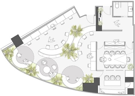 Lobby Plan, Commercial Office Interior Design, Office Space Bedroom, Cafe Floor Plan, Office Layout Plan, Restaurant Floor Plan, Decor Small Bedroom, Cafe Plan, Space Layout