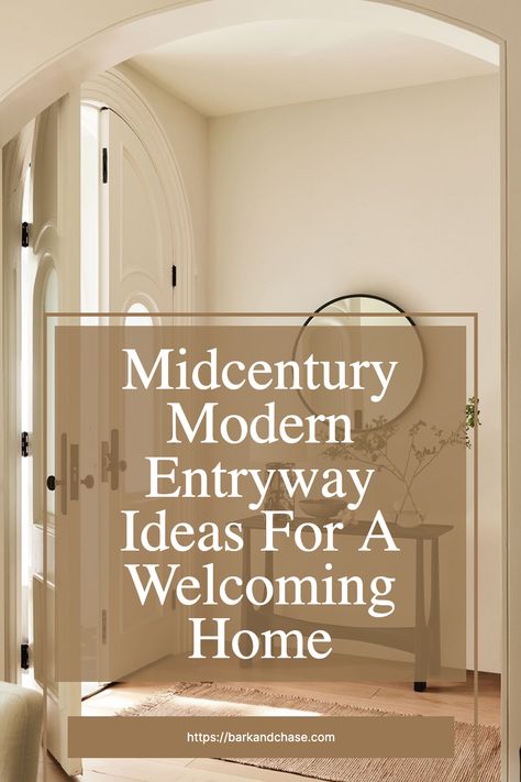 Do you want to improve your home's entryway? Give your guests a warm welcome into your home with these midcentury modern entryway ideas! Mid-century Modern Entryway Ideas, Entryway Table Decor Mid Century Modern, Midcentury Modern Entryway Lighting, Entry Table Decor Mid Century Modern, Entryway Ideas Craftsman, Ante Room Ideas Modern, Entryway Design Ideas Modern, Entry Way Design Modern, Foyer Mid Century Modern