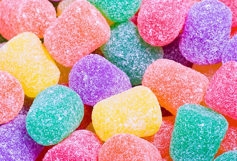 gumdrops Sugar Is Poison, Nougat Recipe, Types Of Candy, Christmas Candy Recipes, Gum Drops, Clay Food, Cookie Mix, Colorful Candy, Candy Store