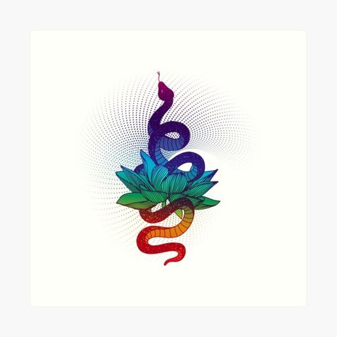 Kundalini Yoga Art, Kundalini Awakening Tattoo, Kundalini Tattoo Symbols, Kundalini Tattoo Snakes, Kundalini Awakening Art, Kundalini Art, Chakra Tattoos, Kundalini Tattoo, Kundalini Serpent