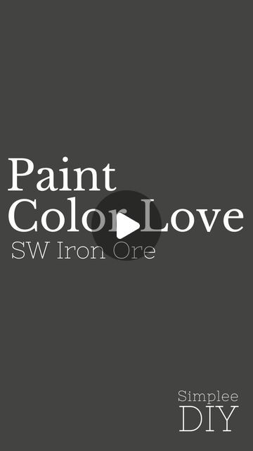 Loralee AhMu on Instagram: "Iron Ore is a versatile hue that walks the fine line between black and dark gray, creating an inviting and sophisticated ambiance that complements any space, whether it’s indoors or outdoors. Throughout my home, Iron Ore has become my go-to “black” choice, adding a touch of elegance to my decor without being overpowering. I feel like it’s the perfect shade for those moments when you need a classic touch that’s not too black and adds just the right amount of drama to any room. So, if you’re seeking a paint color that’s truly captivating and multifaceted, look no further than Iron Ore – you won’t be disappointed! #sherwinwilliams #swcolorforecast #swcolorlove #sherwinwilliamspaint #swdesignpros #paintcolor #paintcolors #interiorpaint #ironore #blackpaint # Painting Metal Doors, Black Paint Color, Iron Sheet, Iron Ore, Popular Paint Colors, Metal Door, Painting Wallpaper, Black Iron, Sherwin Williams