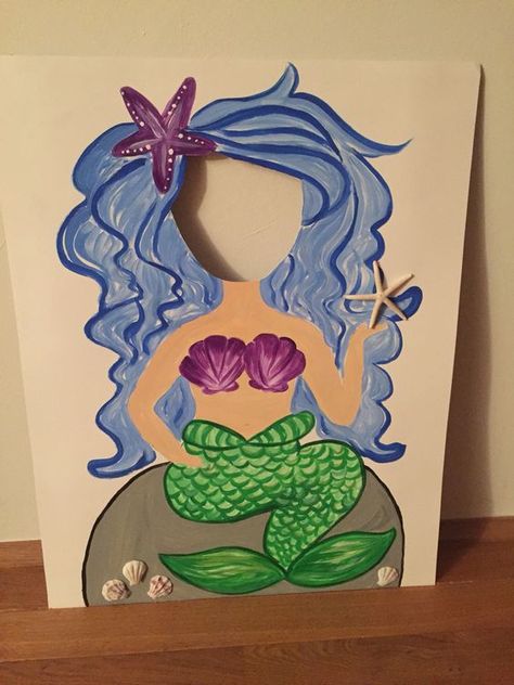 5eac43aceba42c8757b54003a58277b5 5 Year Mermaid Birthday, Diy Mermaid Birthday Party Ideas, Pin The Tail On The Mermaid, Mermaid Birthday Games, Mermaid Birthday Party Activities, Mermaid Pool Party Ideas, Mermaid Birthday Party Games, Mermaid Cutout, Diy Mermaid Birthday Party