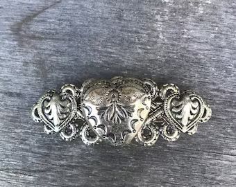 Vintage Claw Clip, Silver Claw Clip, Metal Claw Clip, Hair Clips Aesthetic, Dr Stephen Strange, Vintage Hair Clips, Stephen Strange, Hair Claw Clip, Sorcerer Supreme