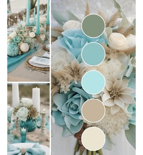 Aqua Green Wedding Theme, Turquoise And Sage Color Palettes, Sage And Aqua Color Palette, Sage Green And Aqua Color Palette, Seafoam Green Wedding Theme, Blue Green Palette Colour Schemes, Turquoise Wedding Palette, Wedding Color Schemes Turquoise, Wedding Themes Summer Outdoor Color Schemes Colour Palettes