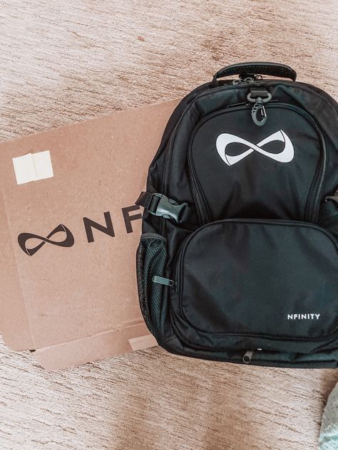 Cheer Backpack Essentials, Cheer Practice Bag, Infinity Cheer Backpack, Nfinity Backpack, Nfinity Cheer Backpack, Cheerleading Bags, Cheer Backpack, Cheer Extreme, Cheer Bag