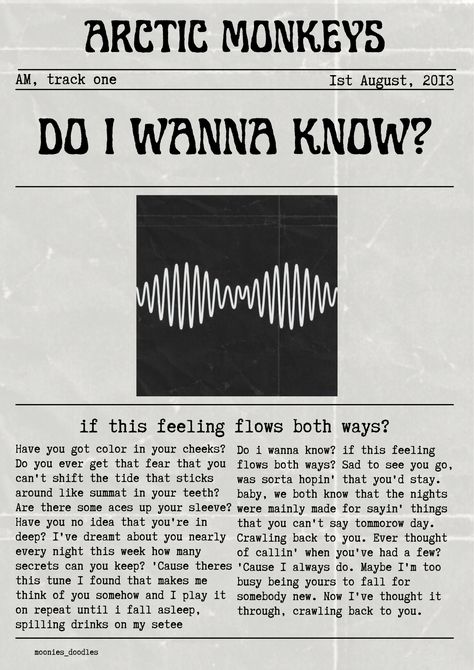 Arctic Monkeys Poster Do I Wanna Know, Arct Monkeys Poster, Arctic Monkeys Decal Codes Bloxburg, Arctic Monkeys Am Wallpaper, Arctic Monkeys Lyrics Poster, Arctic Monkeys Journal Page, Do I Wanna Know Arctic Monkeys Aesthetic, Artic Monkeys Asthetics, Attic Monkeys Aesthetic