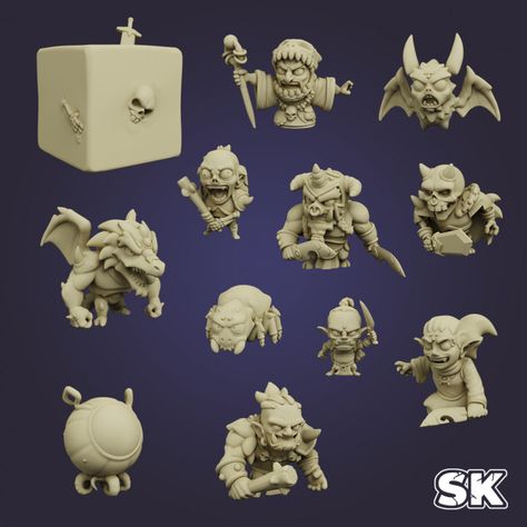 Skull Warrior, 3d Printing Projects, Model Sheet, Stl Files, 3d Printable, Clay Ideas, Print Models, Game Assets, Clay Projects