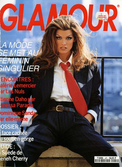 Shana Zadrick, Glamour Magazine Cover, 1990s Supermodels, Original Supermodels, 90s Supermodels, 80s And 90s Fashion, Vanessa Paradis, Fashion Magazine Cover, 90s Models