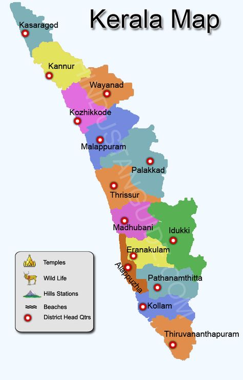 Kerala Map Drawing, Kerala Map, Goa Hotels, India World Map, Latitude And Longitude Map, Business Location, Kerala Travel, India Travel Places, India Kerala