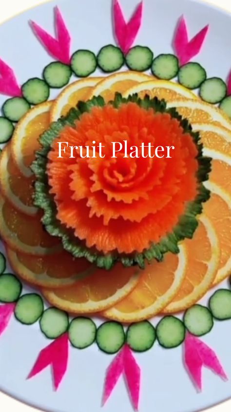 Fruit🍊🤪😋 Platter #fruitplatter #crafting #flower #garnish #platedecoration #FoodArt #CulinaryArt #FoodDecoration #EdibleArt #FoodDesign #CreativeFood #VegetableCarving #KnifeArt #Garnishing #WeddingFruitDisplay #PartyFoodIdeas #HolidayCenterpieces #SpecialOccasionFood #EventDecorations #BuffetIdeas #DinnerPartyInspiration #FoodPresentation #Foodie #InstaFood #like #share #follow #instagram #tiktok #virals Flower Garnish, Special Occasion Food, Fruit Display, Vegetable Carving, Beautiful Fruits, Holiday Centerpieces, Fruit Platter, Edible Art, Follow Instagram