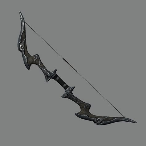 Skyrim Bow, Skyrim Nightingale, Draw Animation, Archery Poses, Archer Characters, Fantasy Blade, Bow Drawing, Bow Art, Dark Souls Art