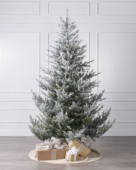 Berkshire Snowy Spruce Christmas Tree, Flocked Noble Fir Christmas Tree, Norway Spruce Tree, Christmas Palace, Noble Fir Christmas Tree, 9’ Flocked Slim Tree, 6ft Christmas Tree, Best Artificial Christmas Trees, Realistic Christmas Trees