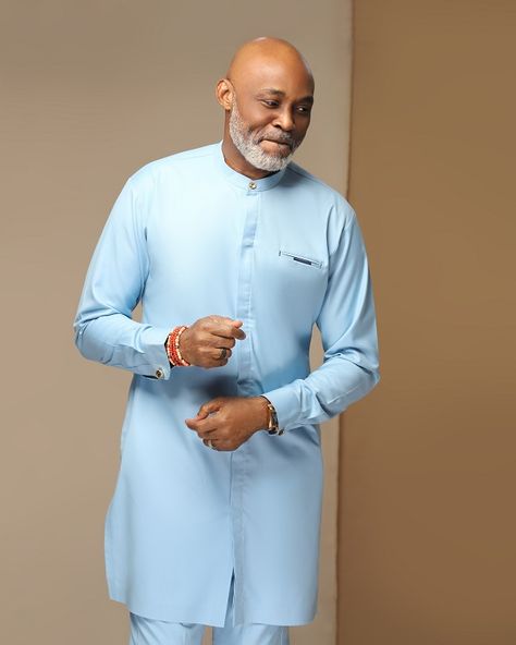 Richard Mofe Damijo Fashion, Trad Styles For Men, Nigerian Kaftan Styles For Men, Kaftan Designs For Men 2021, Men Wears Native, Native Men Style, Mens Kaftan African Men, Styles For Men Native, Latest Kaftan Styles For Men