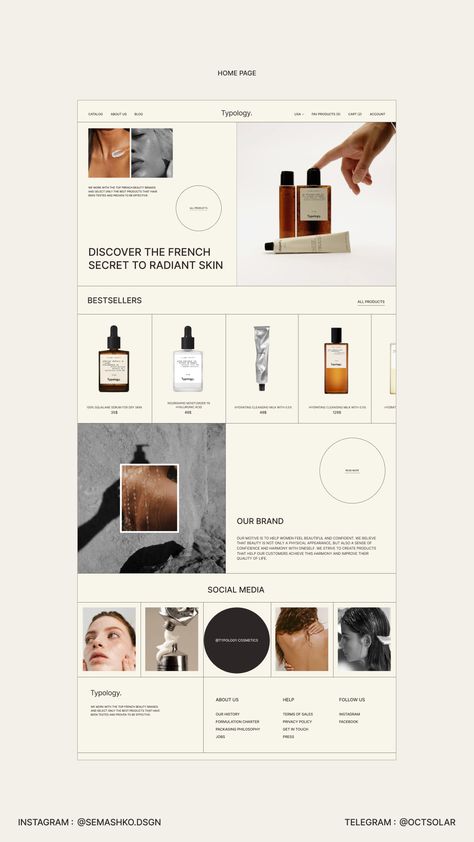 High End Website Design, Skincare Website Design, Minimalist Website Design, Cosmetic Web, 블로그 디자인, Website Design Inspiration Layout, Best Website Design, Modern Website Design, Homepage Design