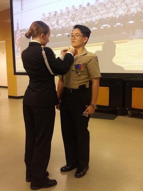 Njrotc Aesthetic, Jrotc Aesthetic High School, Jrotc Aesthetic, Military School, Military Uniform, Dream Life, High School, Navy