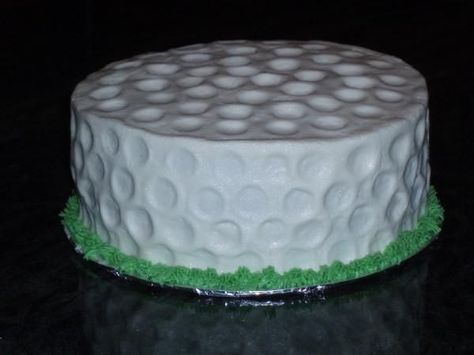 Golf Ball Cake — Birthday Cake Photos Golf Cakes For Men Birthdays, Chess Cakes, Golf Ball Cake, Golf Birthday Cakes, Sports Cakes, 70 Birthday, 60th Bday, Golf Cake, Par Tee