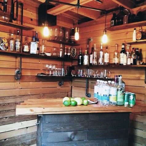 50 Pub Shed Bar Ideas For Men - Cool Backyard Retreat Designs Backyard Bar Shed, Shed Bar Ideas, Party Shed, Shed Bar, Garden Bar Shed, Cool Backyard, Pub Shed, Bar Shed, Man Shed