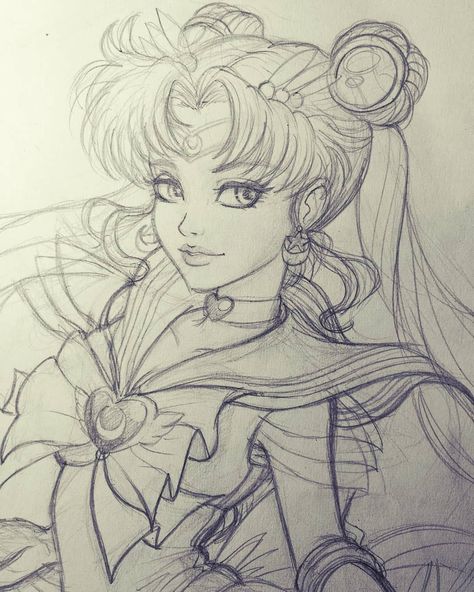 Sailor moon sketch #sailormoon #sketch #pencildrawing #sailor #moon #serenatsukino #pencil #lapiz #dibujo Sailor Moon Sketch, Sailor Moon Drawing, Serena Sailor Moon, Moon Sketch, Moon Gif, Moon Makeup, Sailor Moon Girls, Arte Sailor Moon, Sailor Moon Fan Art