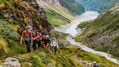 How to walk the Tour des Combins, the best long-distance hike in the Alps Mountain Huts, How To Walk, St Pierre, Suspension Bridge, New Skills, The Alps, Walking Trails, Western Europe, Long Trips