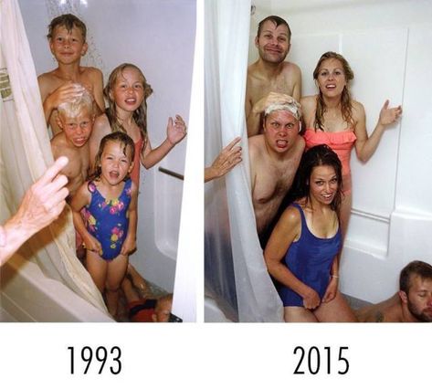 Growing Up With Siblings, Sibling Pictures, Siblings Funny, Awkward Family Photos, Photo Recreation, رعب نفسي, Humor Videos, Childhood Photos, 웃긴 사진