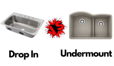 Drop-in vs. Under-Mount Sinks; Which Is the Best for Your Kitchen? Drop In Sink, The Aesthetics, Mess Up, Kitchen Faucet, A Kitchen, The Kitchen, Faucet, Aura, Soap