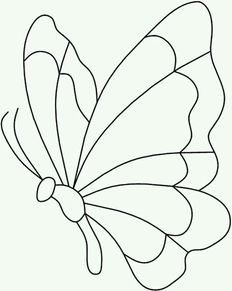 Embroidery Design Outline, Butterfly Drawing Outline, Butterfly Art Drawing, Butterfly Outline, Pencil Drawing Images, Flower Pattern Drawing, Stained Glass Patterns Free, Butterfly Art Painting, Simple Embroidery Designs