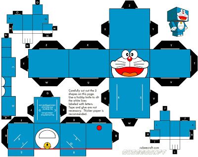 Doraemon Anime Paper, Paper Toys Template, Paper Doll Template, Paper Toy, Anime Crafts, 3d Paper Crafts, Paper Toys, 3d Paper, Paper Models