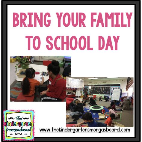 Bring Your Family To School day is an easy, no prep, no cost way to get parents involved in your classroom!  Check out this post to see how this teacher got parents into the classroom and engaged in their child's learning! Bring Your Parent To School Day Activities, Parent Classroom Involvement, Parental Involvement In School, Parent And School Partnerships, Parent Engagement Ideas, Engagement Board, Child Development Theories, Kindergarten Smorgasboard, Family Involvement