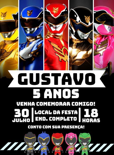 Edite grátis você mesmo usando nosso editor online | Design by Renata Designer | Convite Digital Convite Aniversário Power Rangers

O convite Convite Aniversário Power Rangers perfeito para o seu evento!

Personalize o convite do seu jeito com nosso editor online

Nosso convite digital Convite Aniversário Power Rangers é totalmente personalizável. Você pode alterar o texto, a fonte, as cores e até mesmo adicionar fotos. É fácil de usar e você pode editar o convite perfeito em m Power Ranger Birthday Invitations, Power Ranger Invitation, Festa Power Rangers, Power Ranger Party, Power Ranger Birthday, Kids' Party, Power Ranger, Diy Invitations, Power Rangers