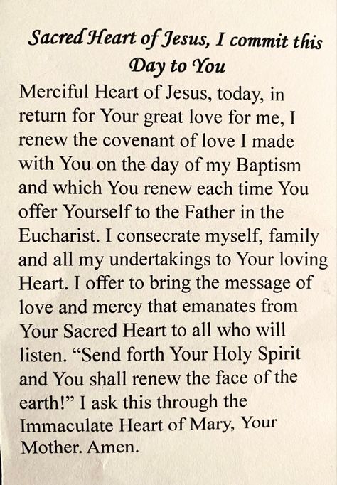 Sacred Heart Novena, Bedtime Prayer, Sacred Heart Of Jesus, Good Prayers, Heart Of Jesus, Eucharist, Sacred Heart, The Covenant, Great Love