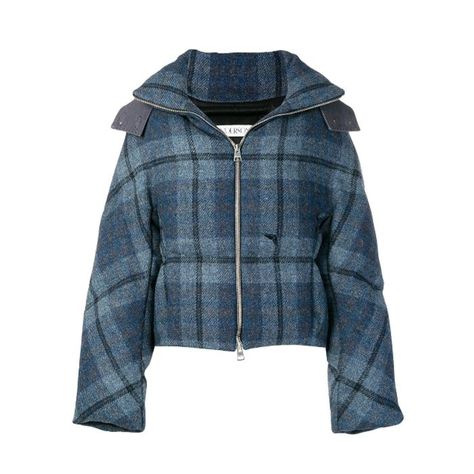 Shop these cool puffer coats for winter that stand out from everything else available right now. Coats For Winter, The Super Puff, Puffer Coats, Cropped Puffer Jacket, Blue Tartan, J W Anderson, Wishful Thinking, Harris Tweed, Designer Shorts