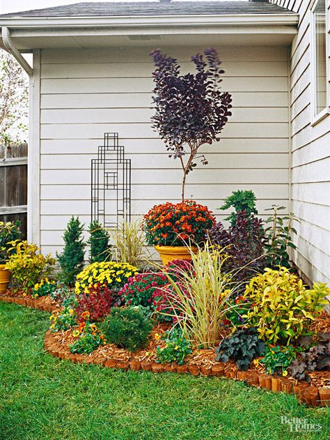 Shed Inspiration, Small Flower Gardens, Pocket Garden, Summer Gardening, Front Yard Design, Budget Garden, Corner Garden, Garden Makeover, Patio Backyard