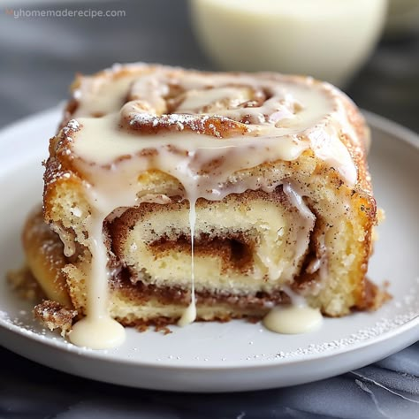 Cinnamon Rolls Cake Recipe, Absolutely Sinful Cinnamon Rolls, Caramel Cinnamon Rolls Homemade, Tres Leches Cinnamon Rolls, Cake Rolls Recipes, Cinnamon Roll Loaf, Milk Brioche, Cinnamon Cakes, Cinnamon Cake Recipe