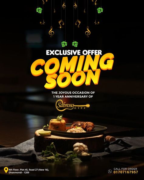 Coming Soon Creative Post, Coming Soon Restaurant, Food Marketing Design, Creative Social Media Post, Hair Advertising, Food Marketing, Advertising Illustration, Food Ads, Design Advertising