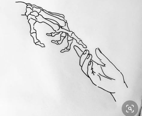 Reaching Skeleton Hand, Skeletons Holding Hands Drawing, How To Draw Skeleton Hands On Paper, Skull Hand Holding Heart Tattoo, Skeleton And Human Hand Tattoo, Hang Loose Skeleton Hand Tattoo, Skeleton Memorial Tattoo, Skeleton Hands Reaching For Each Other, Skeleton Hand Reaching For Human Hand