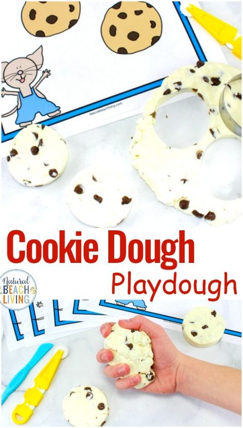 Cookie Dough Playdough Recipe - Edible Playdough If You Give A Mouse A Cookie Activities - Natural Beach Living The Best Mouse Cookie Activities, When You Give A Mouse A Cookie Activity, Math Cooking Activities Preschool, If U Give A Mouse A Cookie Activities, Kindergarten Baking Activities, Easy Baking Recipes For Preschool, Cookie Craft For Preschool, Rebus Recipes For Preschool, C Is For Cookie Preschool