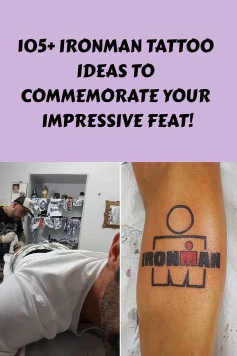 105+ Ironman Tattoo Ideas to Commemorate Your Impressive Feat! Ironman Race Tattoo, Feminine Ironman Tattoo, Half Ironman Tattoo, Triathlon Tattoo Men, Ironman Tattoo Triathlon, Iron Man Tattoo Ideas, Ironman Tattoo Ideas, Stick Figure Running, Ironman Triathlon Tattoo