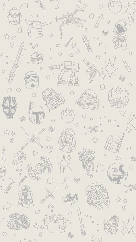 Star Wars Wallpaper Mandalorian, Star Wars Pattern Wallpaper, Star Wars Black And White Aesthetic, Aesthetic Wallpaper Star Wars, Star Wars Aesthetic Wallpaper Iphone, Starwars Aesthetic Wallpaper, Iphone Wallpaper Star Wars, Mandalorian Iphone Wallpaper, Cute Star Wars Wallpaper