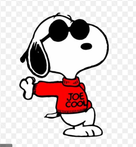 Joe Cool Snoopy, College Posters, Snoopy Joe Cool, College Poster, Paint Shirts, Snoopy Quotes, Ipad Background, Joe Cool, Painted Jeans