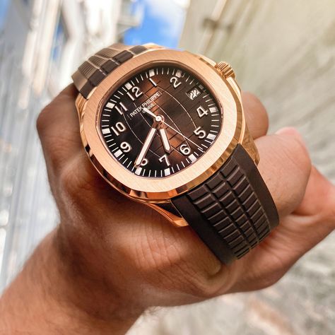 Patek Philippe Aquanaut with chocolate dial! Rate this dial 1-10! DM for price Patek Philippe Aquanaut, Patek Philippe, Rolex, Bracelet Watch, 10 Things, On Instagram, Quick Saves, Instagram