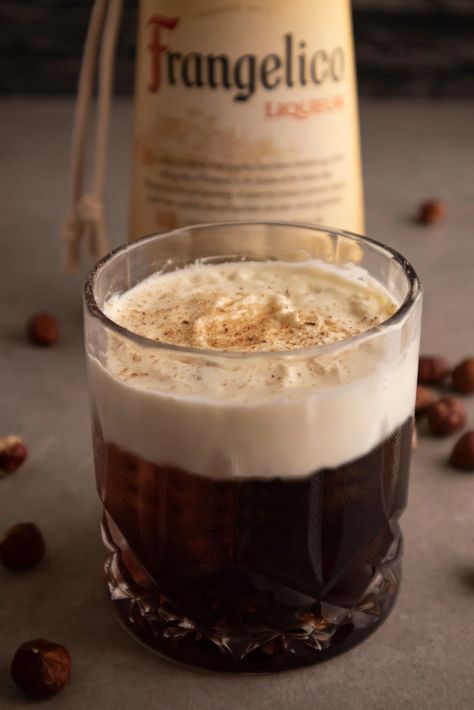 Hazy Russian | World of Mixology Hazelnut Cocktail, White Russian Recipes, White Russian Cocktail, Russian Vodka, Gin Recipes, Coffee Liqueur, Liqueurs Recipes, Cream Liqueur, White Russian